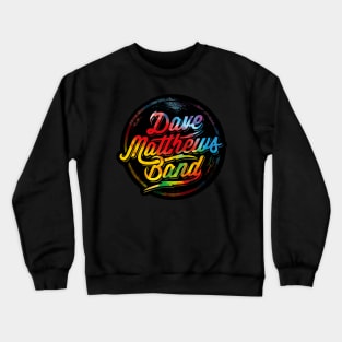 Dave Matthews Band Logo Circle multicolor Crewneck Sweatshirt